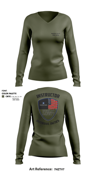 Women's Long Sleeve Vneck Shirt, , Police, Teamtime, Team time, sublimation, custom sports apparel, team uniforms, spirit wear, spiritwear, sports uniforms, custom shirts, team store, custom team store, fundraiser sports, apparel fundraiser