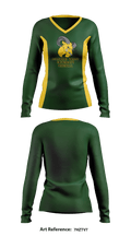 Delaware Valley University Athletics 30114104 Women's Long Sleeve V-neck Shirt - 2