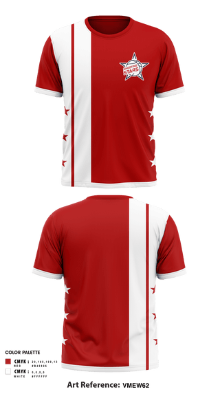 Short Sleeve Performance Shirt, Shooting Star Basketball, Men's Basketball, Teamtime, Team time, sublimation, custom sports apparel, team uniforms, spirit wear, spiritwear, sports uniforms, custom shirts, team store, custom team store, fundraiser sports, apparel fundraiser