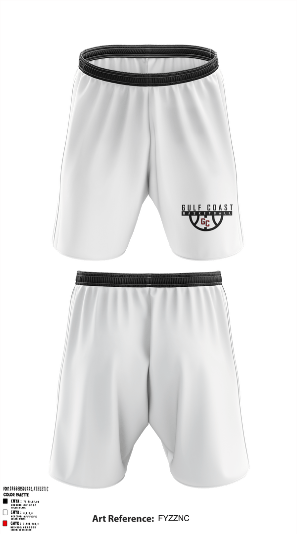 Gulf Coast Heat Basketball 74012011 Basketball Shorts - 5