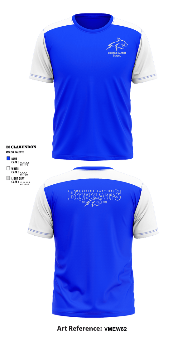 Short Sleeve Performance Shirt, Munising Baptist School Bobcats, Men's Basketball, Teamtime, Team time, sublimation, custom sports apparel, team uniforms, spirit wear, spiritwear, sports uniforms, custom shirts, team store, custom team store, fundraiser sports, apparel fundraiser