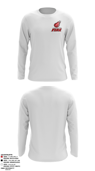 Long Sleeve Performance Shirt, Lakeland Fire, Men's Basketball, Teamtime, Team time, sublimation, custom sports apparel, team uniforms, spirit wear, spiritwear, sports uniforms, custom shirts, team store, custom team store, fundraiser sports, apparel fundraiser