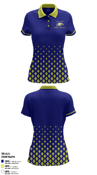 Women's Short Sleeve Performance Polo, Holly Grove Volleyball, Women's Volleyball, Teamtime, Team time, sublimation, custom sports apparel, team uniforms, spirit wear, spiritwear, sports uniforms, custom shirts, team store, custom team store, fundraiser sports, apparel fundraiser