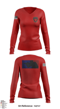 Cyndicate Operational Group 92143460 Women's Long Sleeve V-neck Shirt - 1