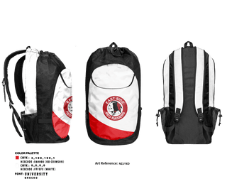 Gear Bag, East Side High School Lacrosse, Women's Lacrosse, Teamtime, Team time, sublimation, custom sports apparel, team uniforms, spirit wear, spiritwear, sports uniforms, custom shirts, team store, custom team store, fundraiser sports, apparel fundraiser