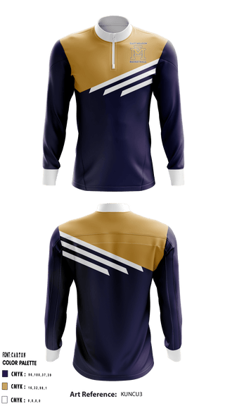 Quarter Zip Jacket, East Meadow High School Basketball, Men's Basketball, Teamtime, Team time, sublimation, custom sports apparel, team uniforms, spirit wear, spiritwear, sports uniforms, custom shirts, team store, custom team store, fundraiser sports, apparel fundraiser