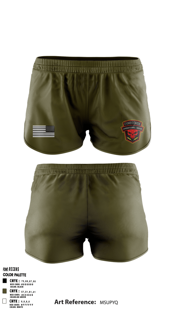Ranger Panties, Cyndicate Operational Group, E-Sports, Teamtime, Team time, sublimation, custom sports apparel, team uniforms, spirit wear, spiritwear, sports uniforms, custom shirts, team store, custom team store, fundraiser sports, apparel fundraiser