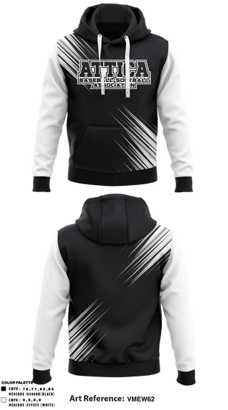 Hoodie, Attica Baseball-Softball Association, Baseball, Teamtime, Team time, sublimation, custom sports apparel, team uniforms, spirit wear, spiritwear, sports uniforms, custom shirts, team store, custom team store, fundraiser sports, apparel fundraiser