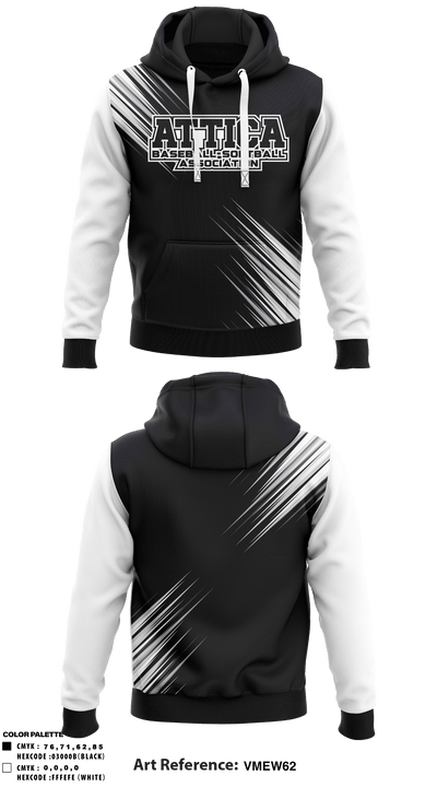 Attica Baseball-Softball Association 29227322 Hoodie - 1