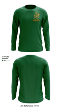 Harvest Temple Christian Academy Junior High School Basketball 97137941 Long Sleeve Shooting Shirt - 1