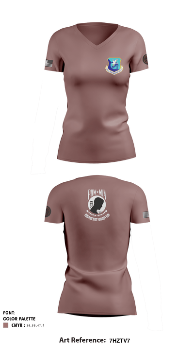820 Vehicle Maintenance 2711690 Women's Short Sleeve V-neck Shirt - 1