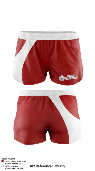 Track Shorts, Minnesota State High School Coaches Association, Spirit Store, Teamtime, Team time, sublimation, custom sports apparel, team uniforms, spirit wear, spiritwear, sports uniforms, custom shirts, team store, custom team store, fundraiser sports, apparel fundraiser