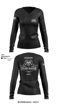 Robbery Unit 79481583 Women's Long Sleeve V-neck Shirt - 1
