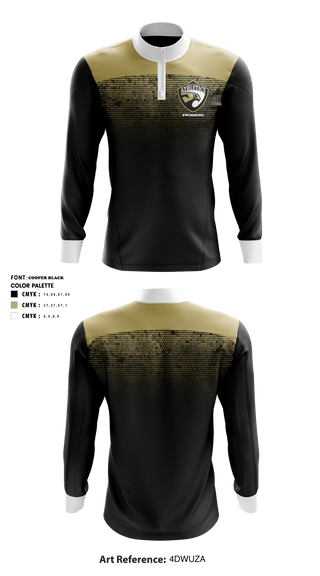 Quarter Zip Jacket, Arroyo Valley High School Swimming, School Spirit Store, Teamtime, Team time, sublimation, custom sports apparel, team uniforms, spirit wear, spiritwear, sports uniforms, custom shirts, team store, custom team store, fundraiser sports, apparel fundraiser