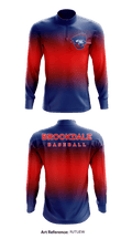 Brookdale Baseball 77652604 Quarter Zip Jacket - 1