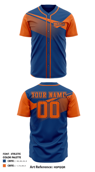 Full Button Baseball Jersey, Mara Baseball, Softball, Teamtime, Team time, sublimation, custom sports apparel, team uniforms, spirit wear, spiritwear, sports uniforms, custom shirts, team store, custom team store, fundraiser sports, apparel fundraiser