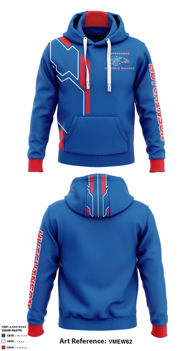 Hutchinson Community College Soccer 27386994 Hoodie - 1