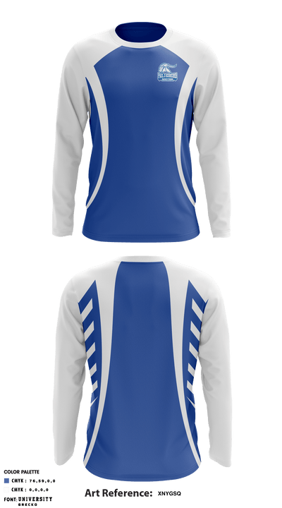 Paul D Schreiber High School Soccer 30741379 Long Sleeve Performance Shirt - 1