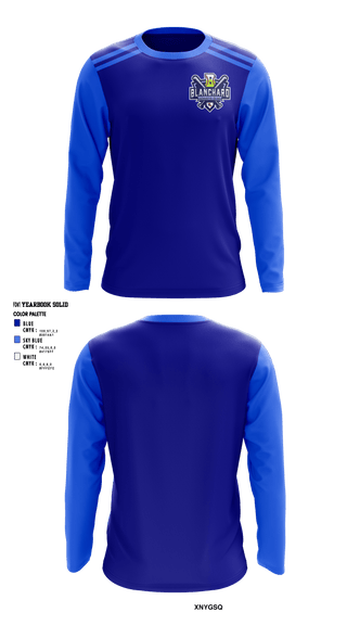 Long Sleeve Performance Shirt, Blanchard Athletic Club, Baseball, Teamtime, Team time, sublimation, custom sports apparel, team uniforms, spirit wear, spiritwear, sports uniforms, custom shirts, team store, custom team store, fundraiser sports, apparel fundraiser