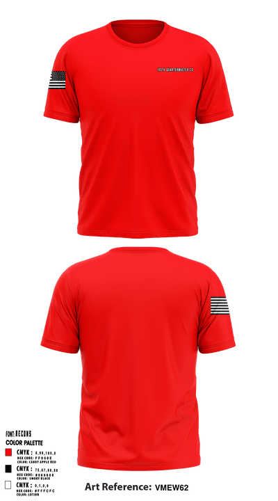 135TH Qaurtermaster Co 14295913 Short Sleeve Performance Shirt - 1