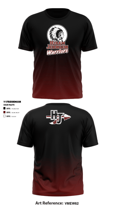Hiram Johnson High School 41887456 Short Sleeve Performance Shirt - 1