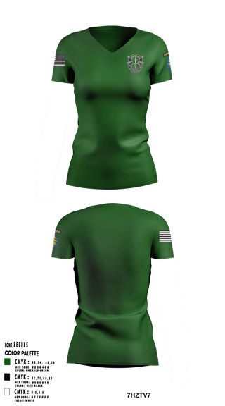 Women's Short Sleeve Vneck Shirt, , National Guard, Teamtime, Team time, sublimation, custom sports apparel, team uniforms, spirit wear, spiritwear, sports uniforms, custom shirts, team store, custom team store, fundraiser sports, apparel fundraiser
