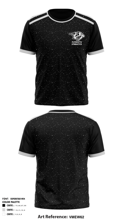 Plymouth Gymnastics 52029102 Short Sleeve Performance Shirt - 1
