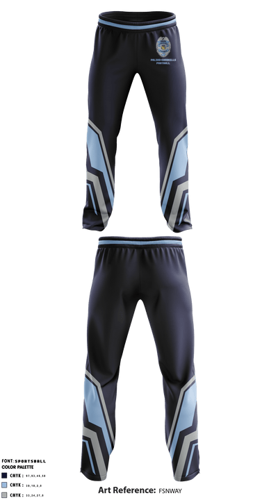 Police-Sandhills Football 67415575 Sweatpants - 2