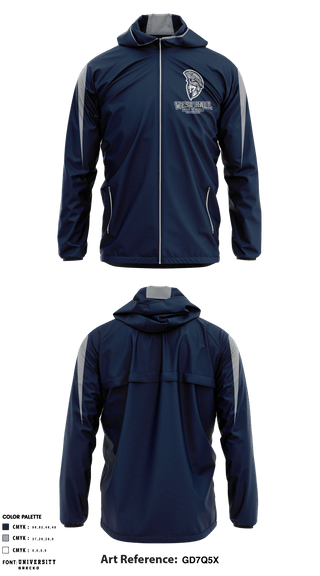 Windbreaker, West Hall High School Football, Football, Teamtime, Team time, sublimation, custom sports apparel, team uniforms, spirit wear, spiritwear, sports uniforms, custom shirts, team store, custom team store, fundraiser sports, apparel fundraiser