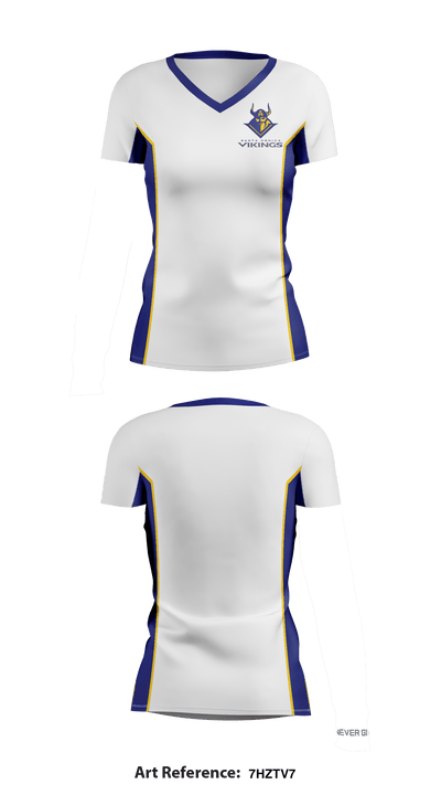 Santa Monica lacrosse 81580290 Women's Short Sleeve V-neck Shirt - 1