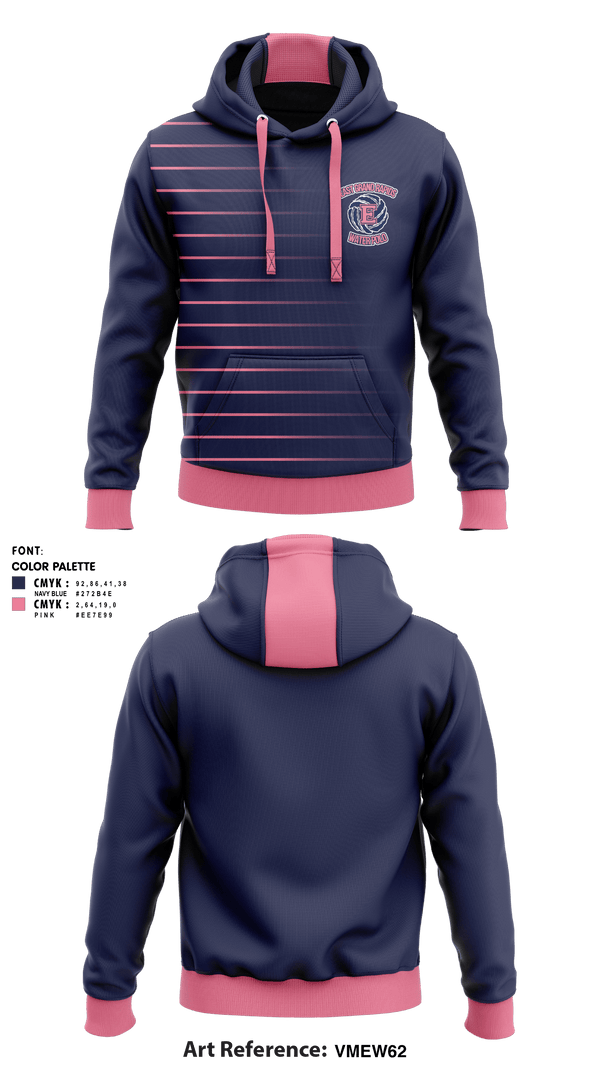 Hoodie, East Grand Rapids High School Water Polo, Water Polo, Teamtime, Team time, sublimation, custom sports apparel, team uniforms, spirit wear, spiritwear, sports uniforms, custom shirts, team store, custom team store, fundraiser sports, apparel fundraiser