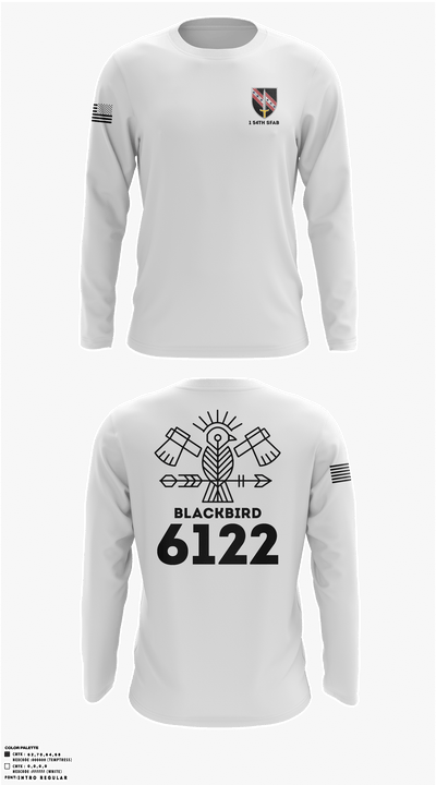 1-54th SFAB 34577989 Long Sleeve Performance Shirt - 3