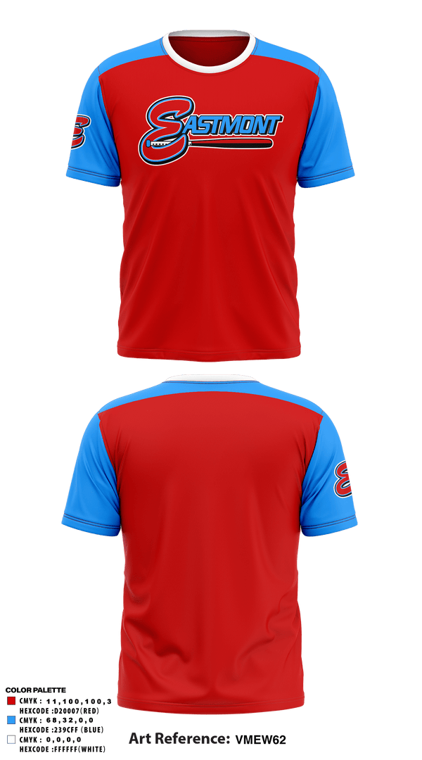 Short Sleeve Performance Shirt, Eastmont Youth Baseball, Baseball, Teamtime, Team time, sublimation, custom sports apparel, team uniforms, spirit wear, spiritwear, sports uniforms, custom shirts, team store, custom team store, fundraiser sports, apparel fundraiser