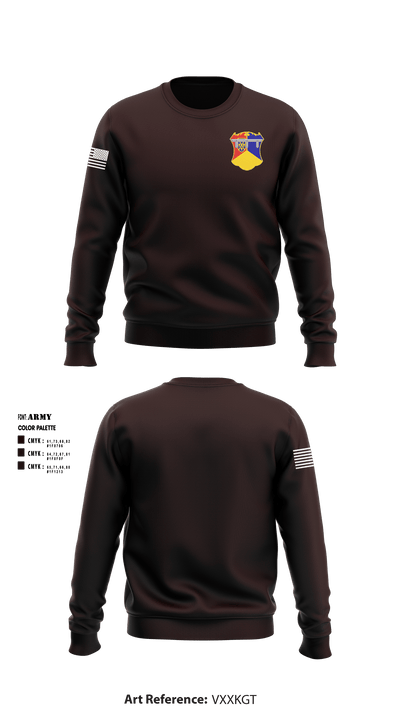 3rd Battalion 66th Armor Regiment 72994019 Crew Neck Sweatshirt - 1
