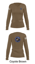 Violent crime squad 63022699 Women's Long Sleeve V-neck Shirt - 43