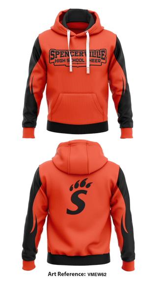 Hoodie, Spencerville High School Cheer, School Spirit Store, Teamtime, Team time, sublimation, custom sports apparel, team uniforms, spirit wear, spiritwear, sports uniforms, custom shirts, team store, custom team store, fundraiser sports, apparel fundraiser