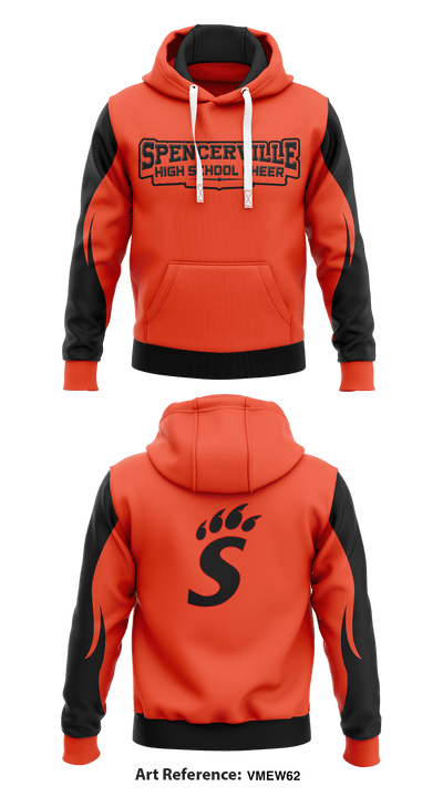 Spencerville High School Cheer 17427308 Hoodie - 1