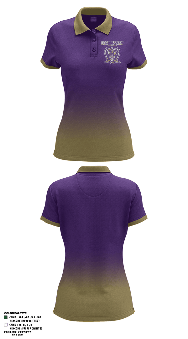Women's Short Sleeve Performance Polo, Loch Raven Senior High School Tennis, Tennis, Teamtime, Team time, sublimation, custom sports apparel, team uniforms, spirit wear, spiritwear, sports uniforms, custom shirts, team store, custom team store, fundraiser sports, apparel fundraiser