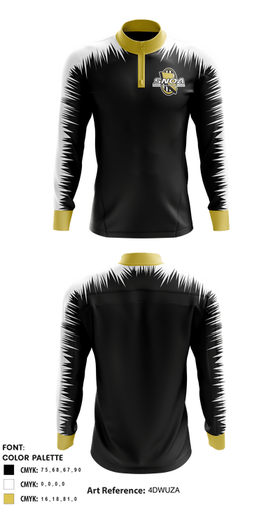 Southern Nevada Officials Association 49913697 Quarter Zip Jacket - 1