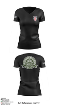 104th MP BN HHD 71367291 Women's Short Sleeve V-neck Shirt - 5