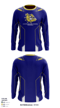C D Hylton High School Football 65494707 Long Sleeve Performance Shirt - 1