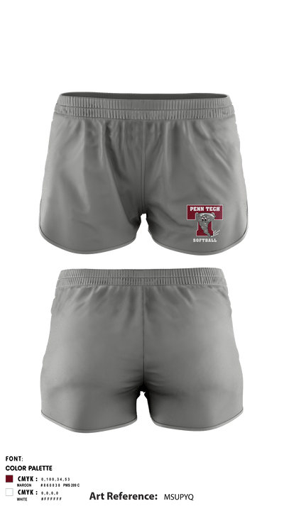 Camden County Technical High School-Pennsauken Campus Softball 60247882 Women's Shorts - 4