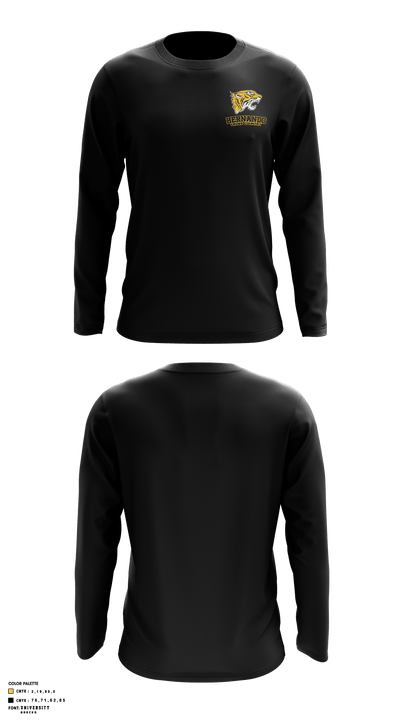Hernando High School Cross Country 34767587 Long Sleeve Performance Shirt - 2