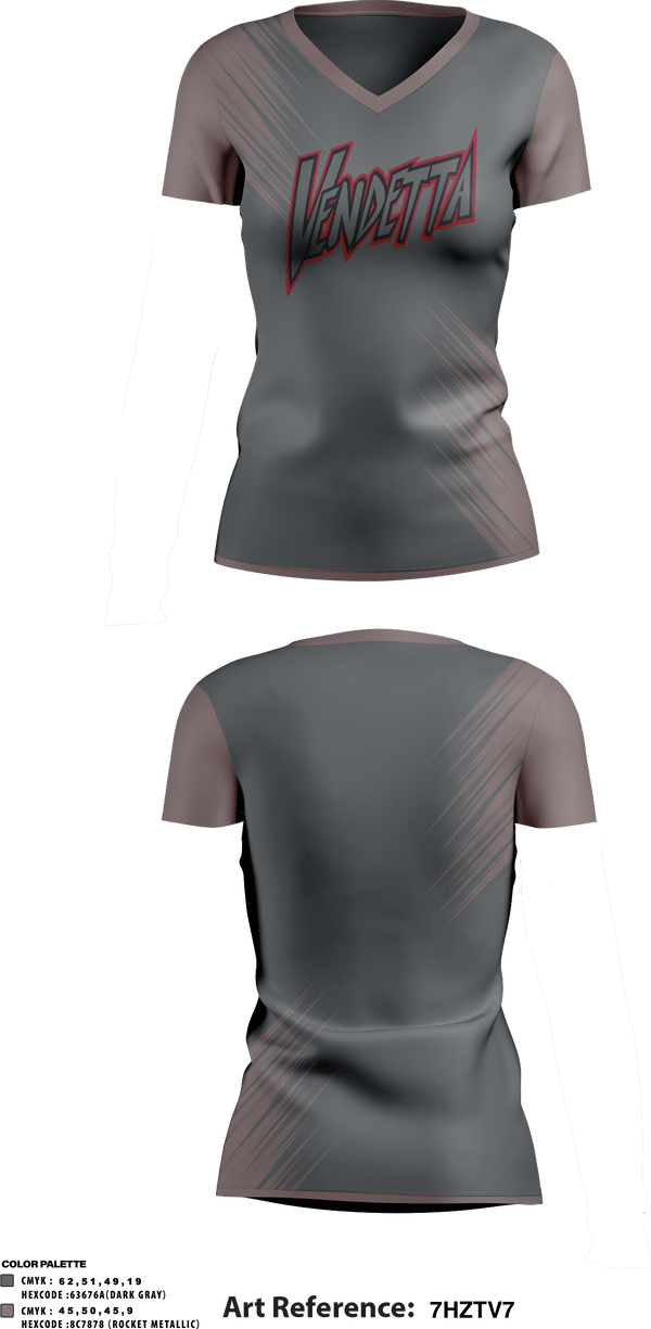 Women's Short Sleeve Vneck Shirt, Vendetta Brimhall, Softball, Teamtime, Team time, sublimation, custom sports apparel, team uniforms, spirit wear, spiritwear, sports uniforms, custom shirts, team store, custom team store, fundraiser sports, apparel fundraiser