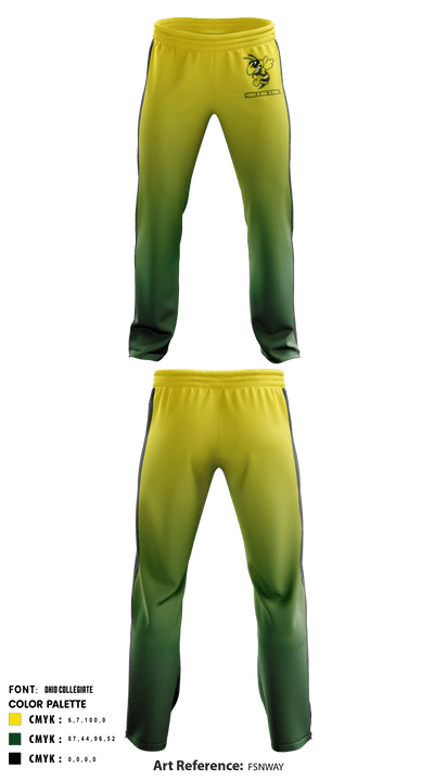 Franklin High School Volleyball 49734386 Sweatpants - 1