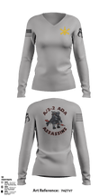 A/3-2 ADA 39391008 Women's Long Sleeve V-neck Shirt - 1