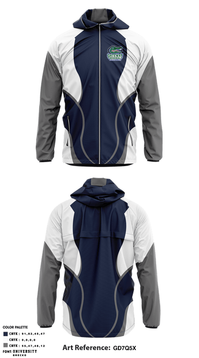 Gateway Regional High School Wrestling 45232983 Windbreaker - 2