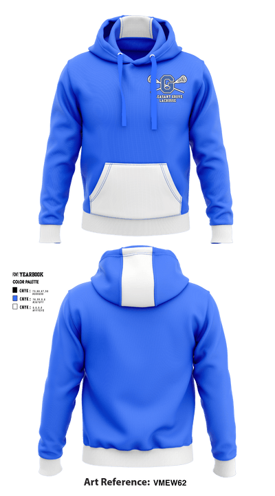 Pleasant Grove High School Lacrosse 63256449 Hoodie - 3