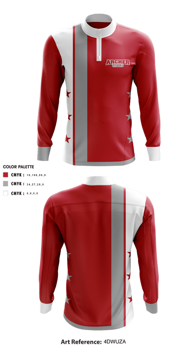 Archer Athletic Association 85302557 Quarter Zip Jacket - 3