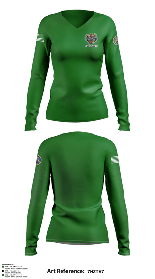 Women's Long Sleeve Vneck Shirt, , Marines, Teamtime, Team time, sublimation, custom sports apparel, team uniforms, spirit wear, spiritwear, sports uniforms, custom shirts, team store, custom team store, fundraiser sports, apparel fundraiser